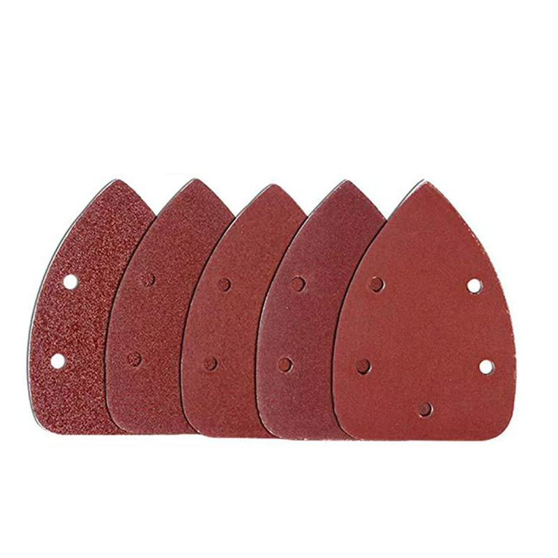 40-400 Grit Mouse Sanding Sheet Hook and Loop Palm Sander Pad Triangle Sandpaper