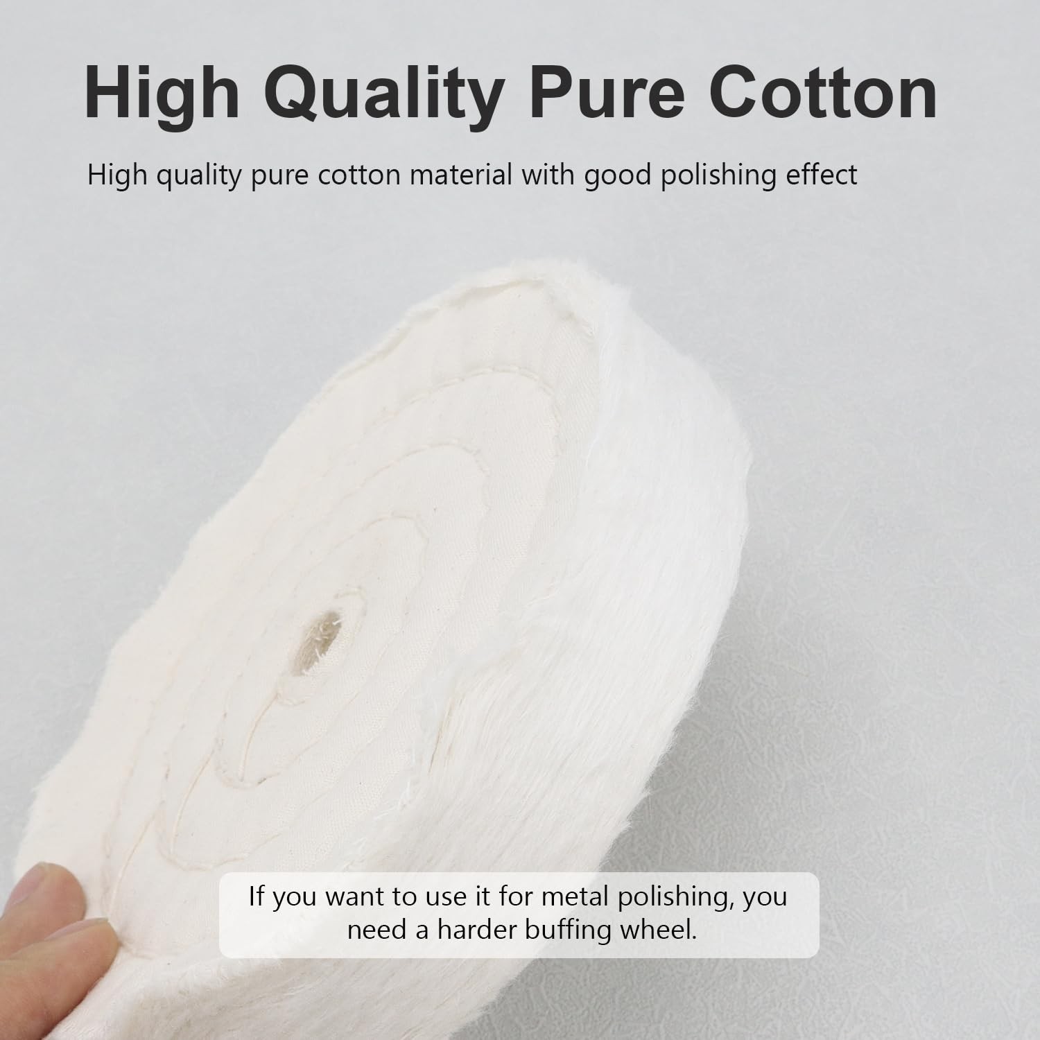 Buffing Wheel 2PCS 6 Inch Polishing Wheel for Bench Grinder Tool
