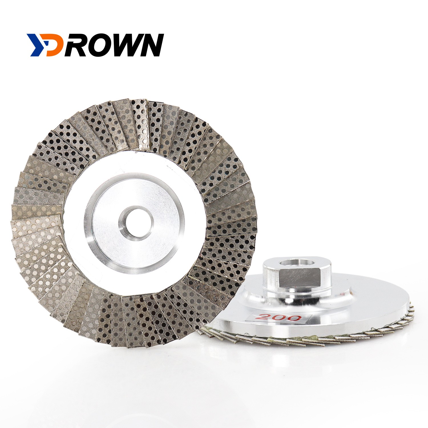 4″Diamond Flap Disc Cup Wheel Coarse with 5/8-11 or M14 Thread for Stone Sanding