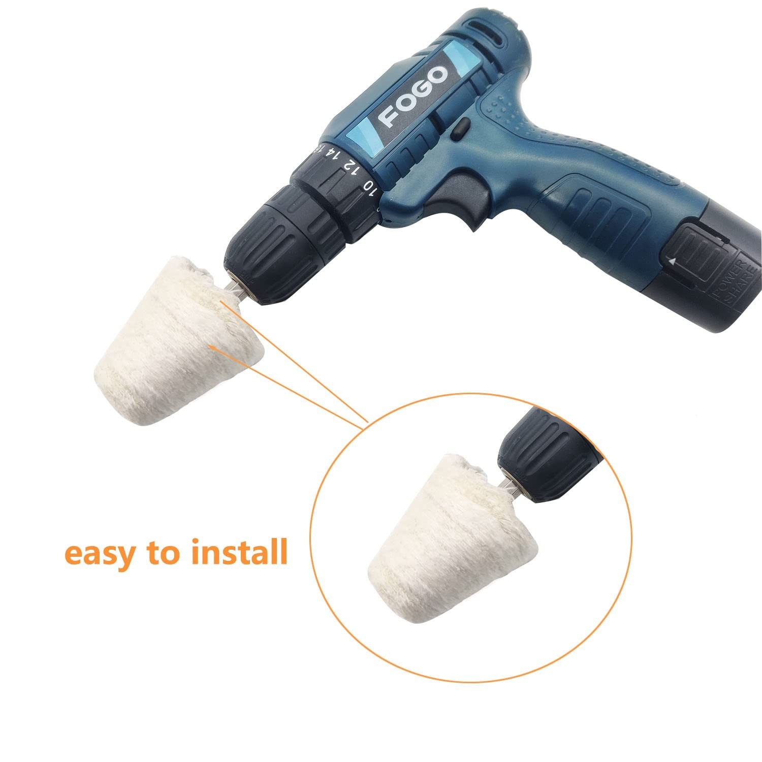 Extra Fine Grit Buffing Wheel Set – 11-Piece Polishing Tools for Electric Drills