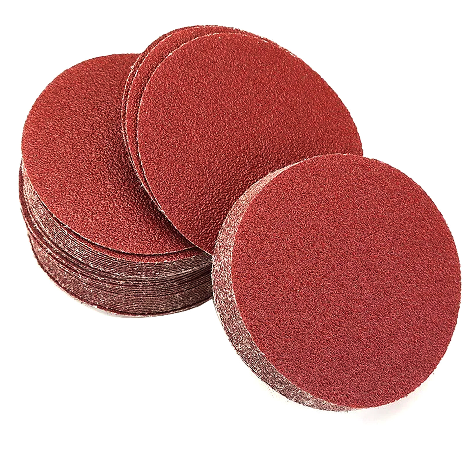 100mm Sanding Discs 4 inch Sander Pads Sandpaper 40 – 2000 grits Hook & Loop/Red