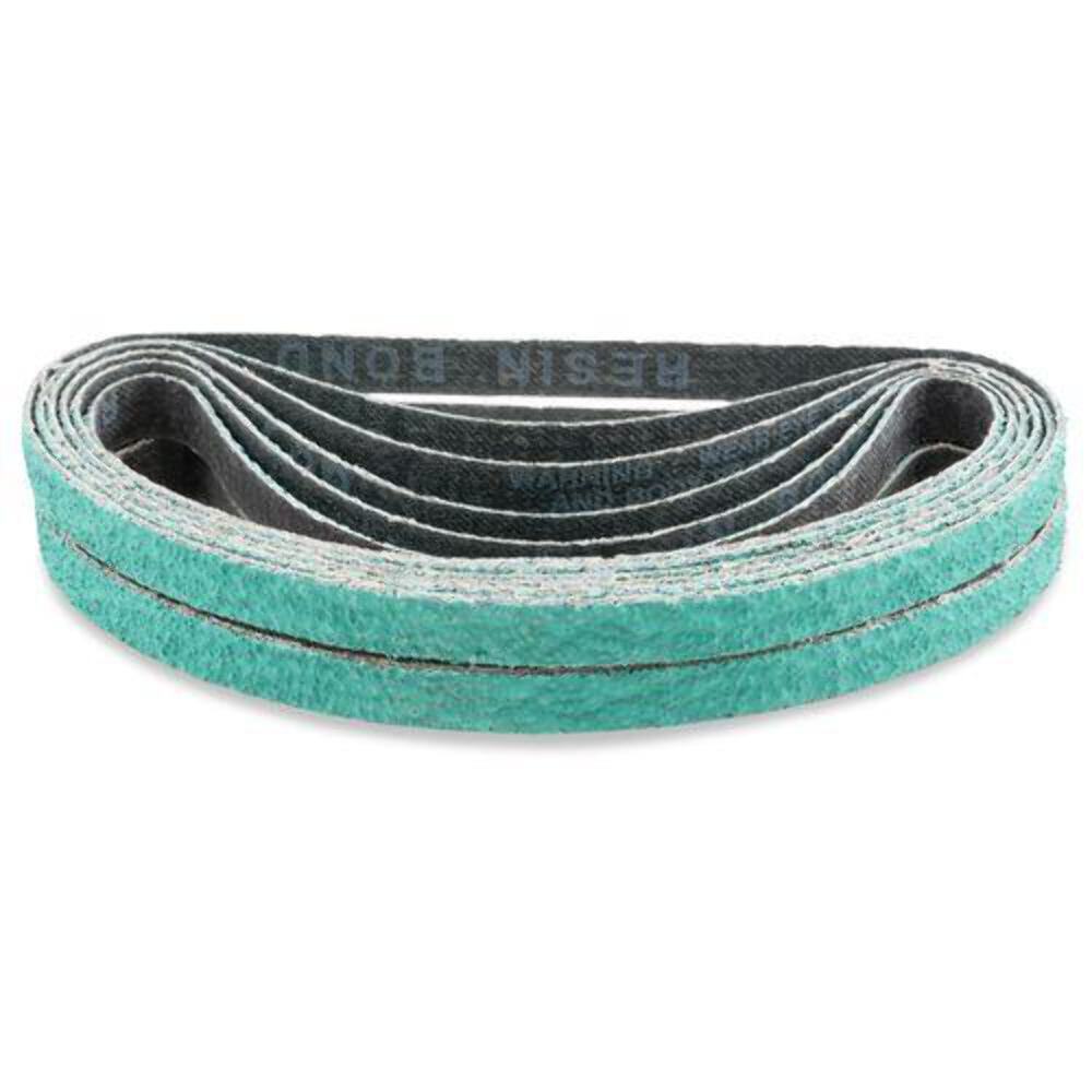 3/4 X 20 1/2 Inch Premium Zirconia Air File Sanding Belts, 10 Pack