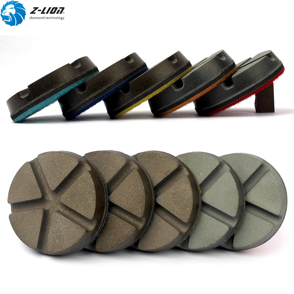 3Pcs Diamond Ceramic Polishing Pads 3 Inch Concrete Floor Grinding Wheel Coarse