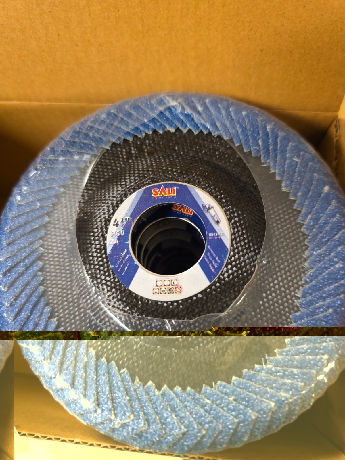 SALI 10 Pack 4-1/2” P40 Zirconia Flap Discs Type 29 Grinding Wheels Metal