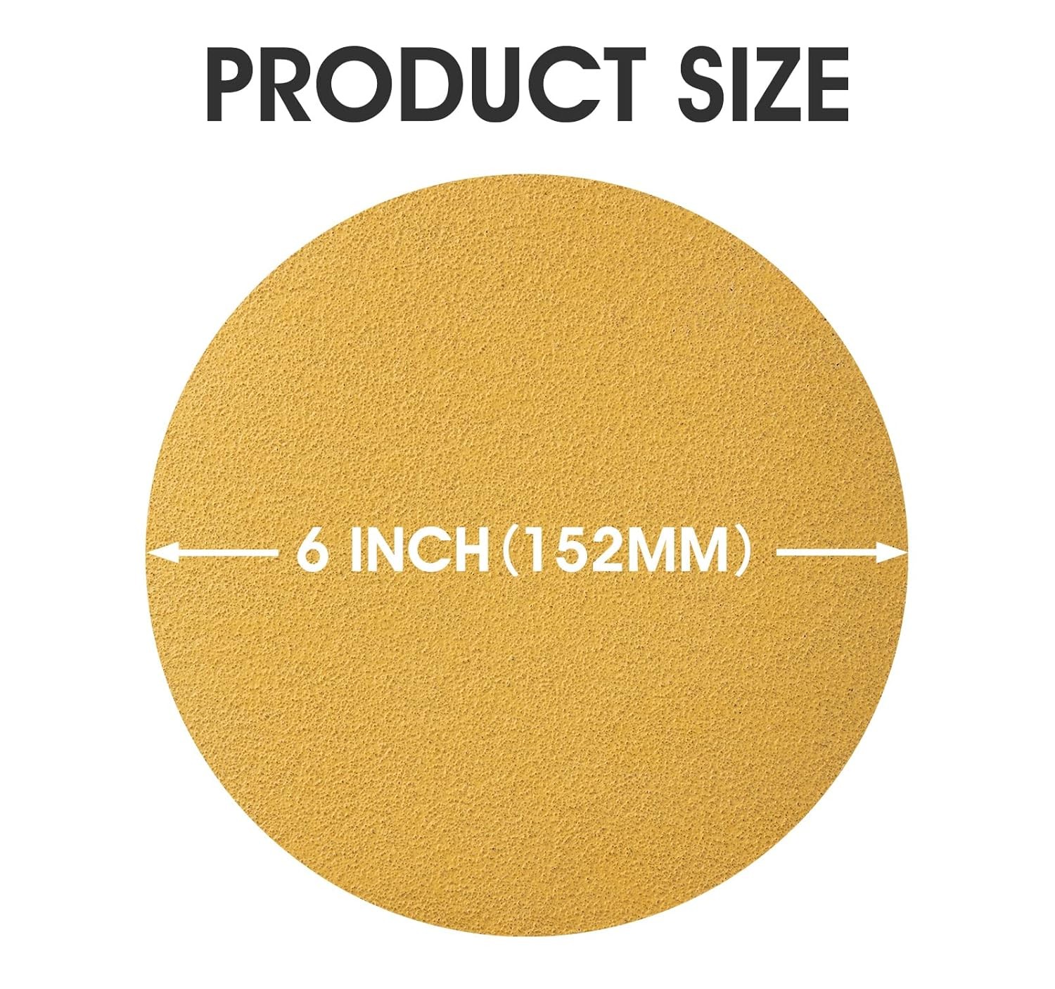 6inch 80-220Grit PSA Sanding Disc Sticky Back Sandpaper 100 Roll Adhesive Sander