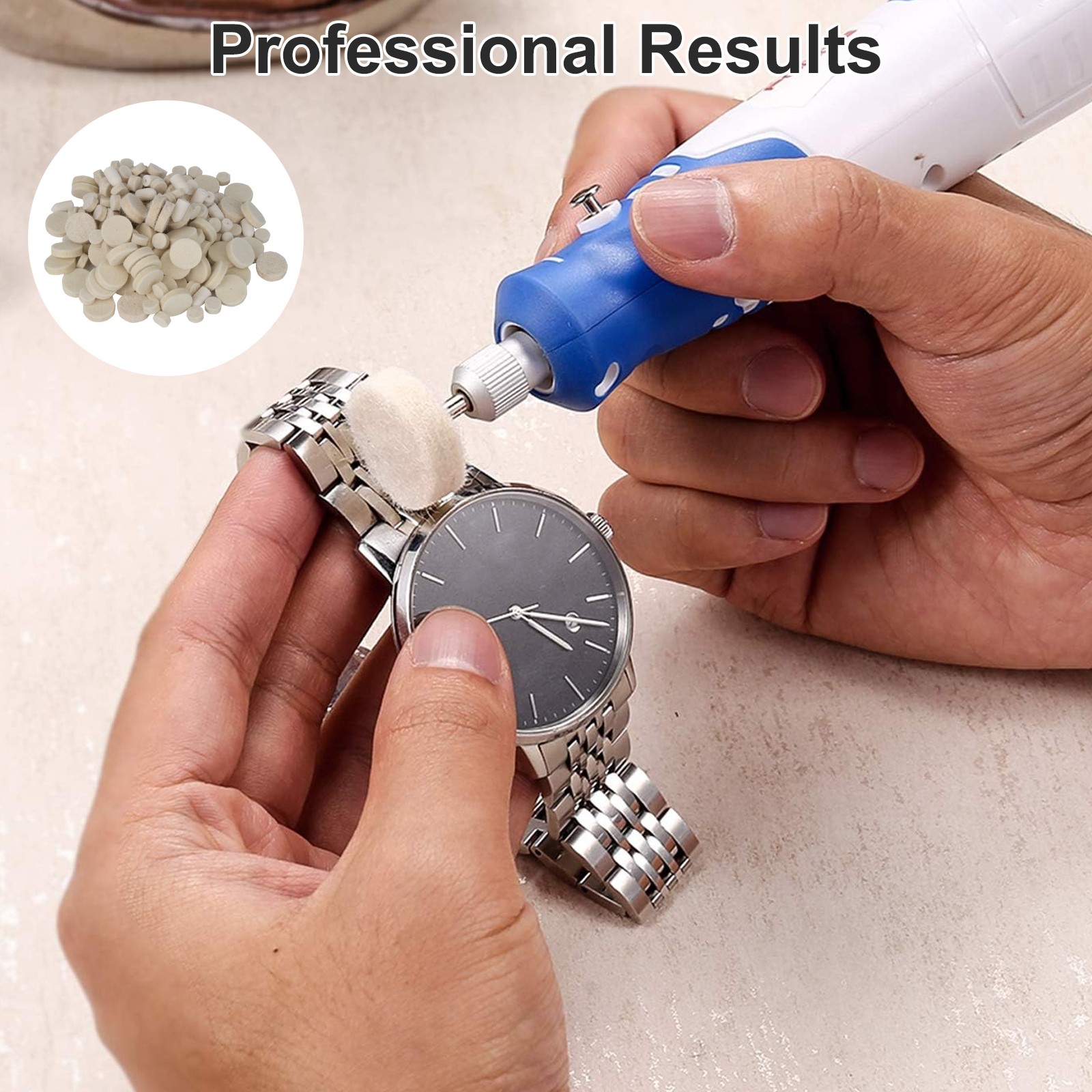 234PCS Polishing Buffing Wheel Kit for Dremel Rotary Tool Jewelry Glass Metal