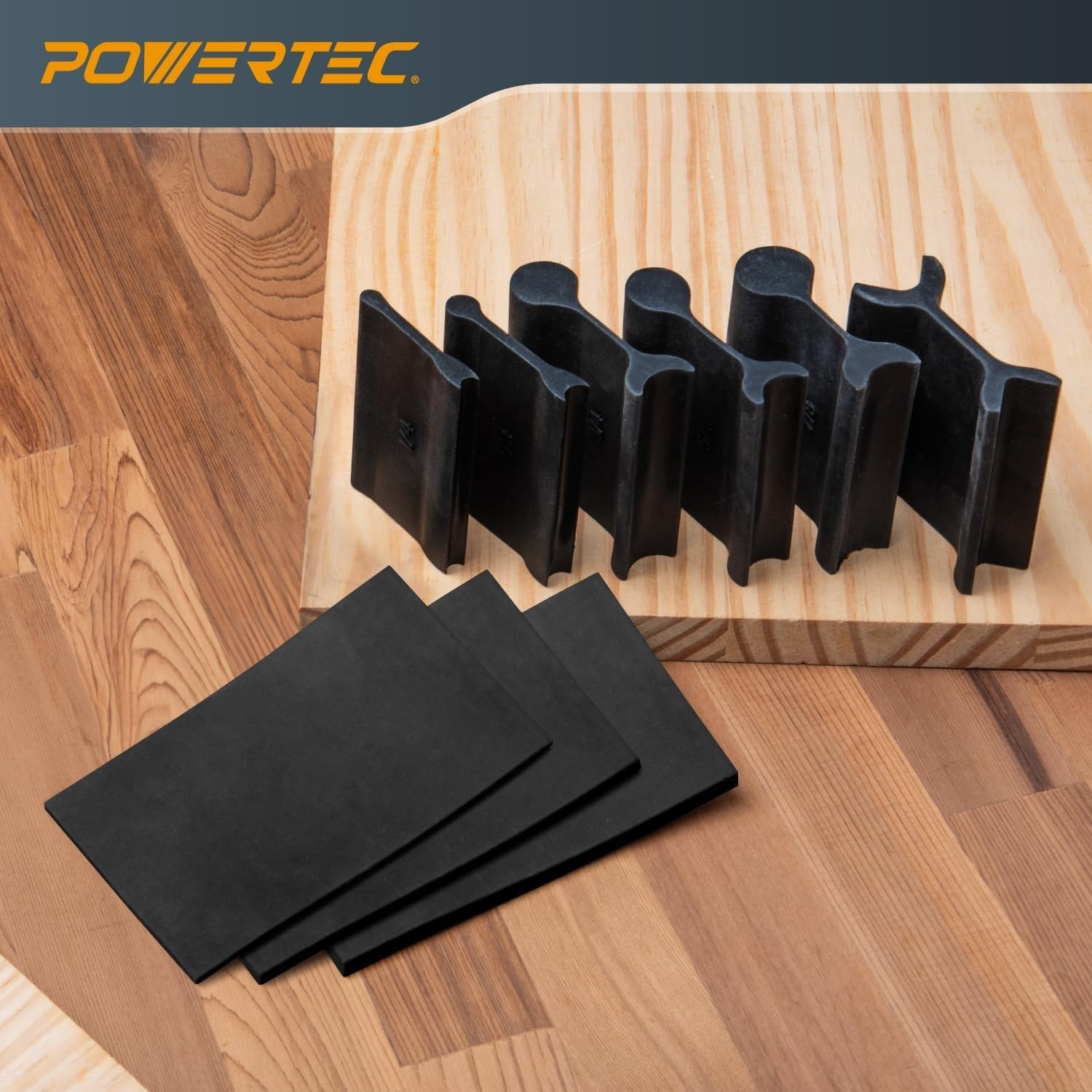 Flexible Contour Sanding Grip & Foam Pad Set for Curves, Wood, Metal, Plastic