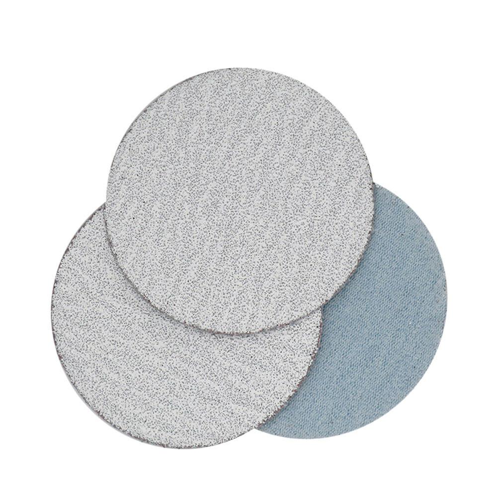 75mm Hook & Loop Sanding Disc 60-1200 Grit White Sandpaper Pads Orbital 3 inch