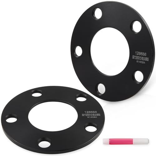 2PCS 6mm Wheel Spacer 5×112 5 Lug 70.5mm CB Compatible with 2018-2020 for