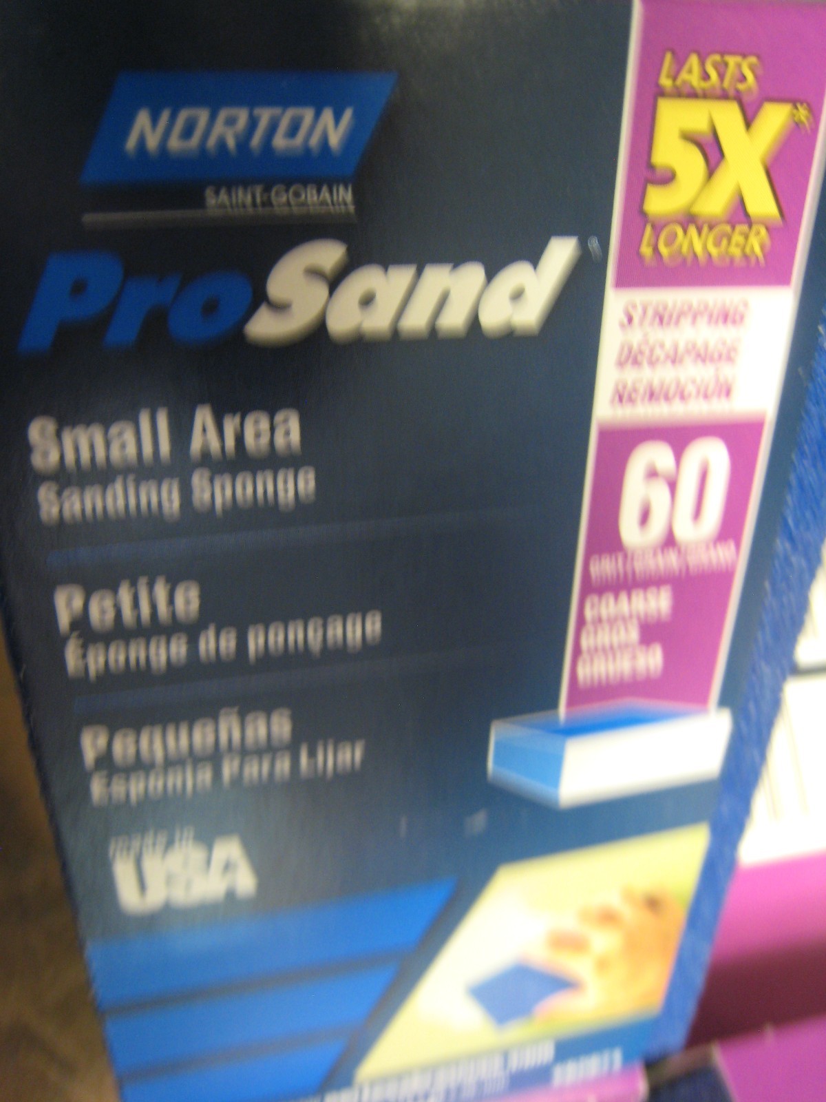 16 Pack Norton ProSand 4-1/2″ x 2-11/16″ x 1″ Sanding Sponges 60 Grit Small USA