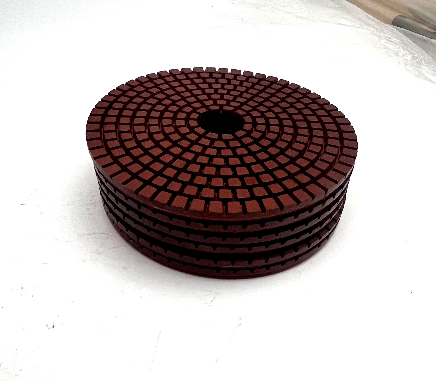 4 INCH WITH WET RESIN POLISHING PADS -# 100 GRIT