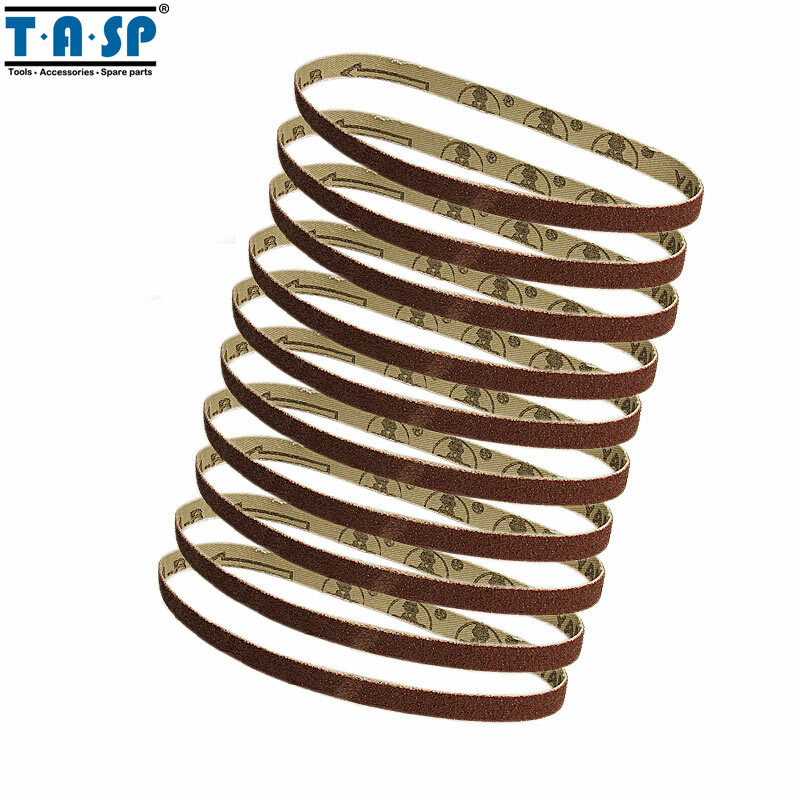 10PC Abrasive Sanding Belt 3/8″x13″ 10x330mm Sandpaper Belt Sander