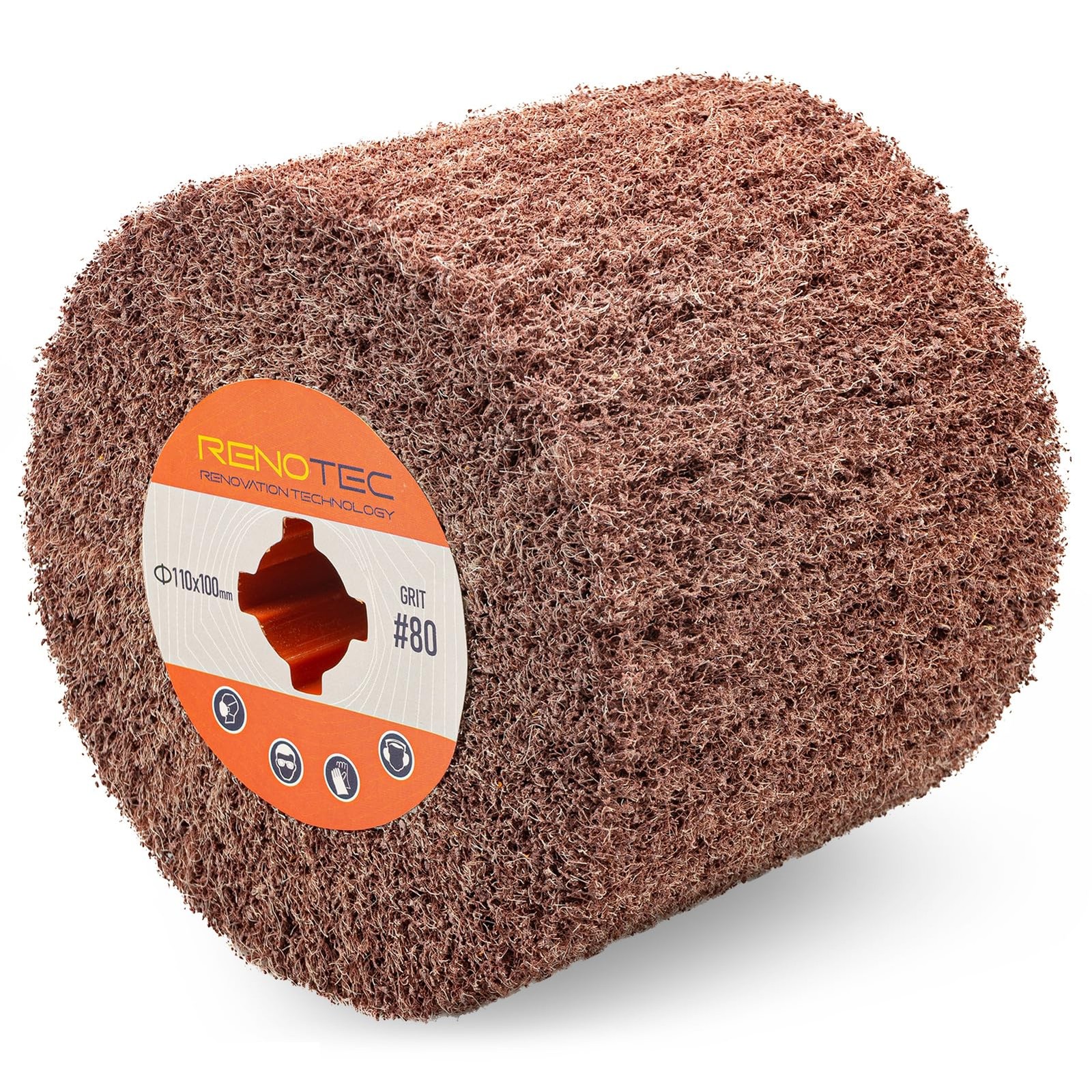 Non Woven Burnishing Wheel 4.33×4 Inch 110x100mm 3/4 Inch Arbor Tool