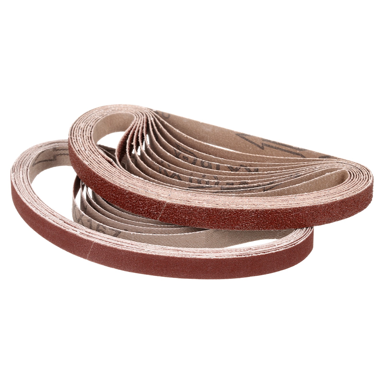 3/8 x 13 Inch Sanding Belt,42pcs 40/60/80/120/180/240/400 Grit Sander Belt