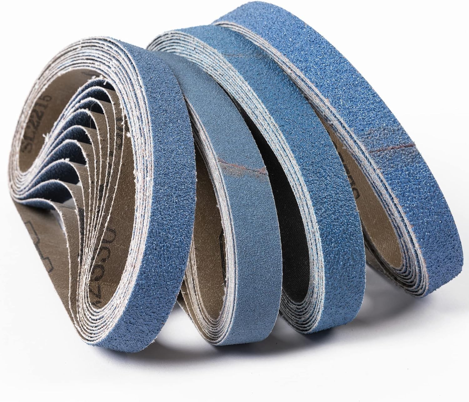 Zirconia Sanding Belts 40 Pack 20x520mm 40/60/80/120 Grits 3/4″x20-1/2″
