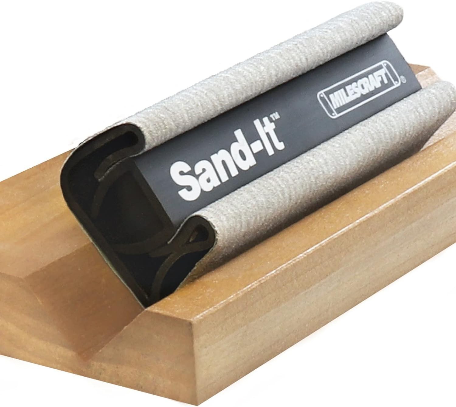 Milescraft 1622 – Sand-It Multi-Surface Sanding Block. Sand Flat, Concave, Conve