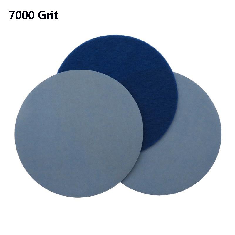 3″ 75mm Sanding Pads Discs Wet Dry Sander Hook Loop Sandpaper 400 – 10000 Grit