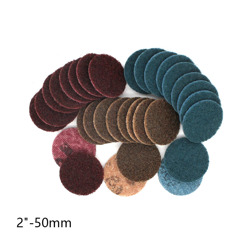 2″/3″/4″/5″ Nylon Sanding Disc Roll Lock Pad Hook Loop Pads 150 /240 /400 Grit