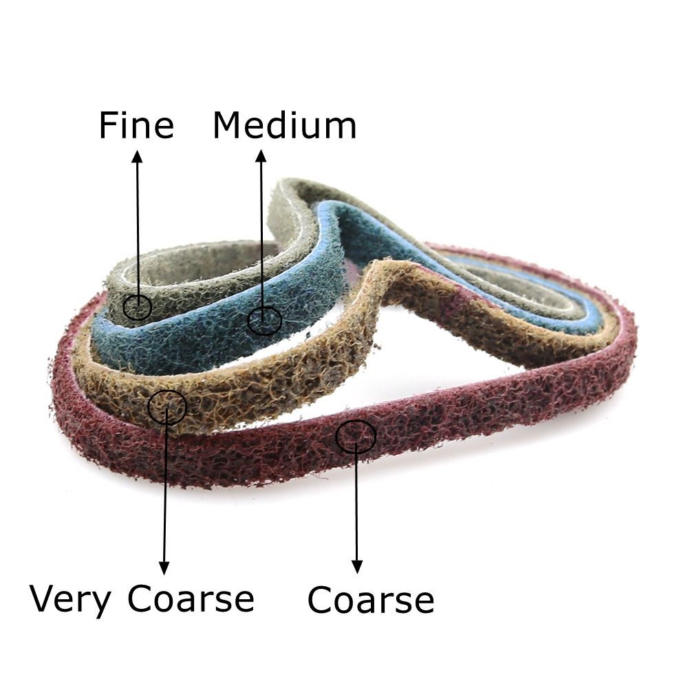 915 * 100mm Abrasive Belt 36 * 4in Non-woven Nylon Sisal Grinding Sanding Band