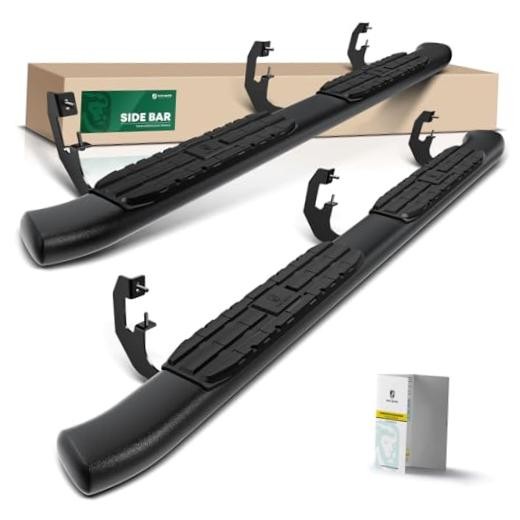 4.25 Inch Running Boards for Chevy & GMC, Crew Cab | Compatible with Colorado