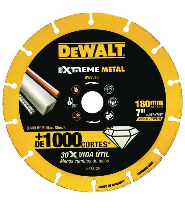 DEWALT EXTREME 7 in. Metal Diamond Cutoff DW8570