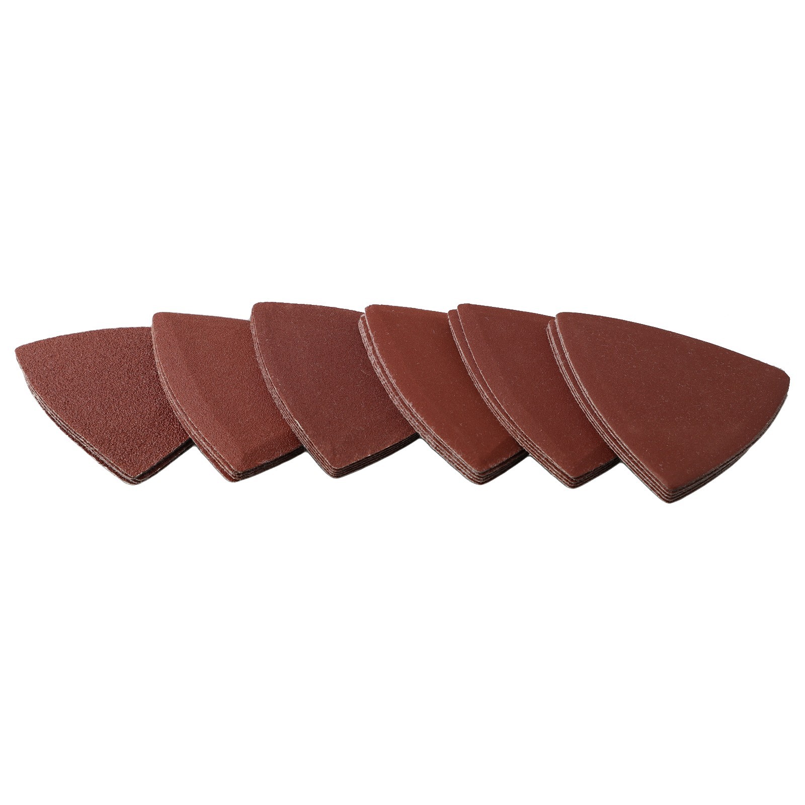 30pcs 80mm & Triangle Sandpaper Fit 3-1/8 Inch Oscillating Multi Tool