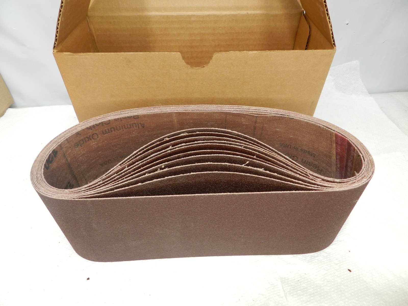 10 PACK 3×21 Inch Sanding Belts Sander Sheet 120 Grit Aluminum Oxide (N19J)