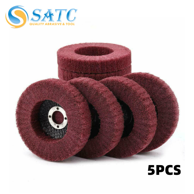 5PCS 4-1/2″ Flap Discs Metal Abrasive Polishing Buffiing Wheel for Angle Grinder