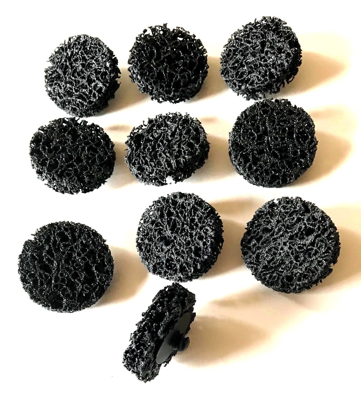 10 ROLL LOCK 2″ SILICON CARBIDE 46 GRIT ABRASIVE CLEAN AND STRIP STRIPPING DISCS