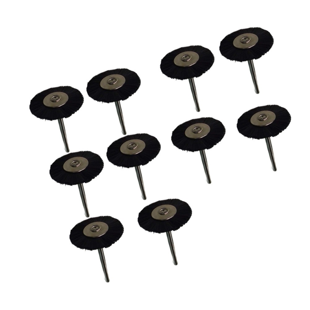 10Pcs Durable Nylon Wire Brush Set for Polishing and Grinding Metal Surfaces