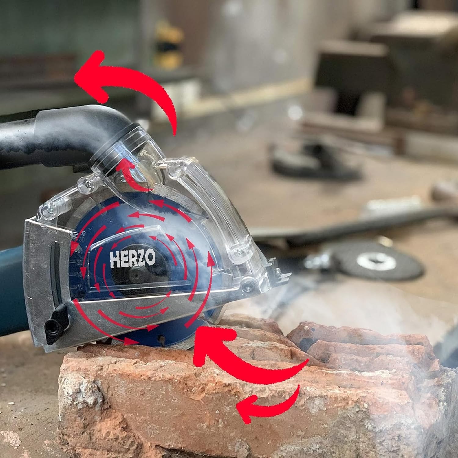 Cutting Dust Shroud for 4-1/2″ & 5″ Angle Grinders – Health & Safety