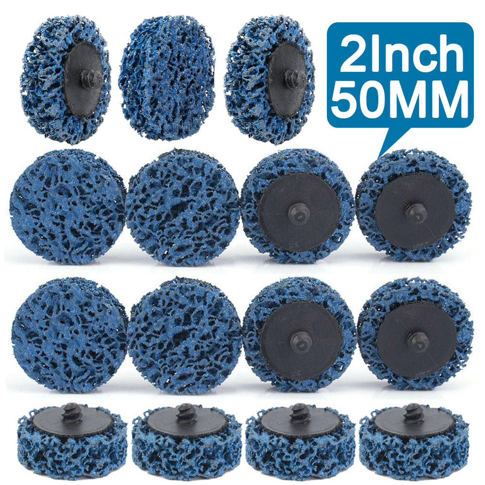 2″ 50mm Quick Change R-Type Roll Easy Strip & Clean Discs For Paint Rust Removal