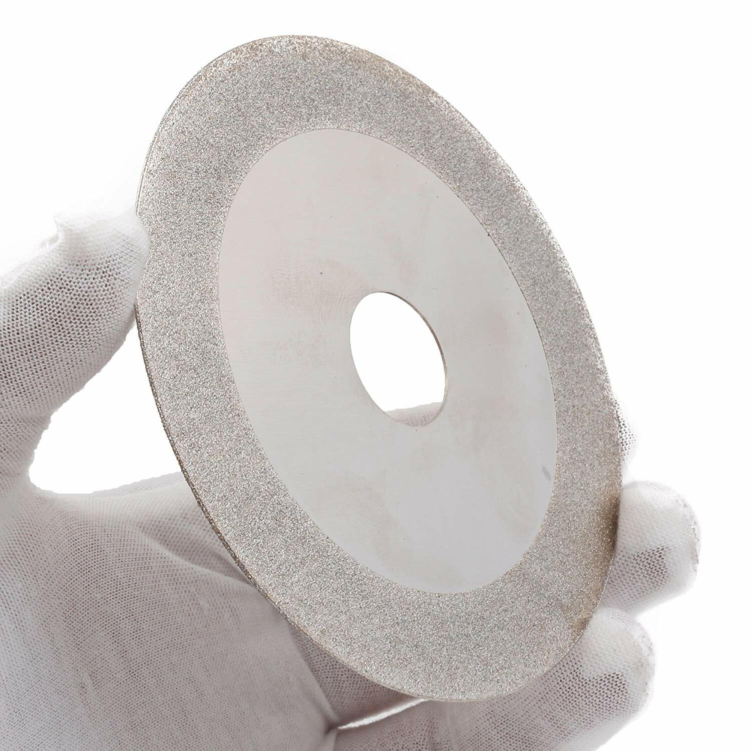 2Pcs 100mm Diamond Grinding Sculpting Wheels Coated FLAT Cutting Disc 150 Grit