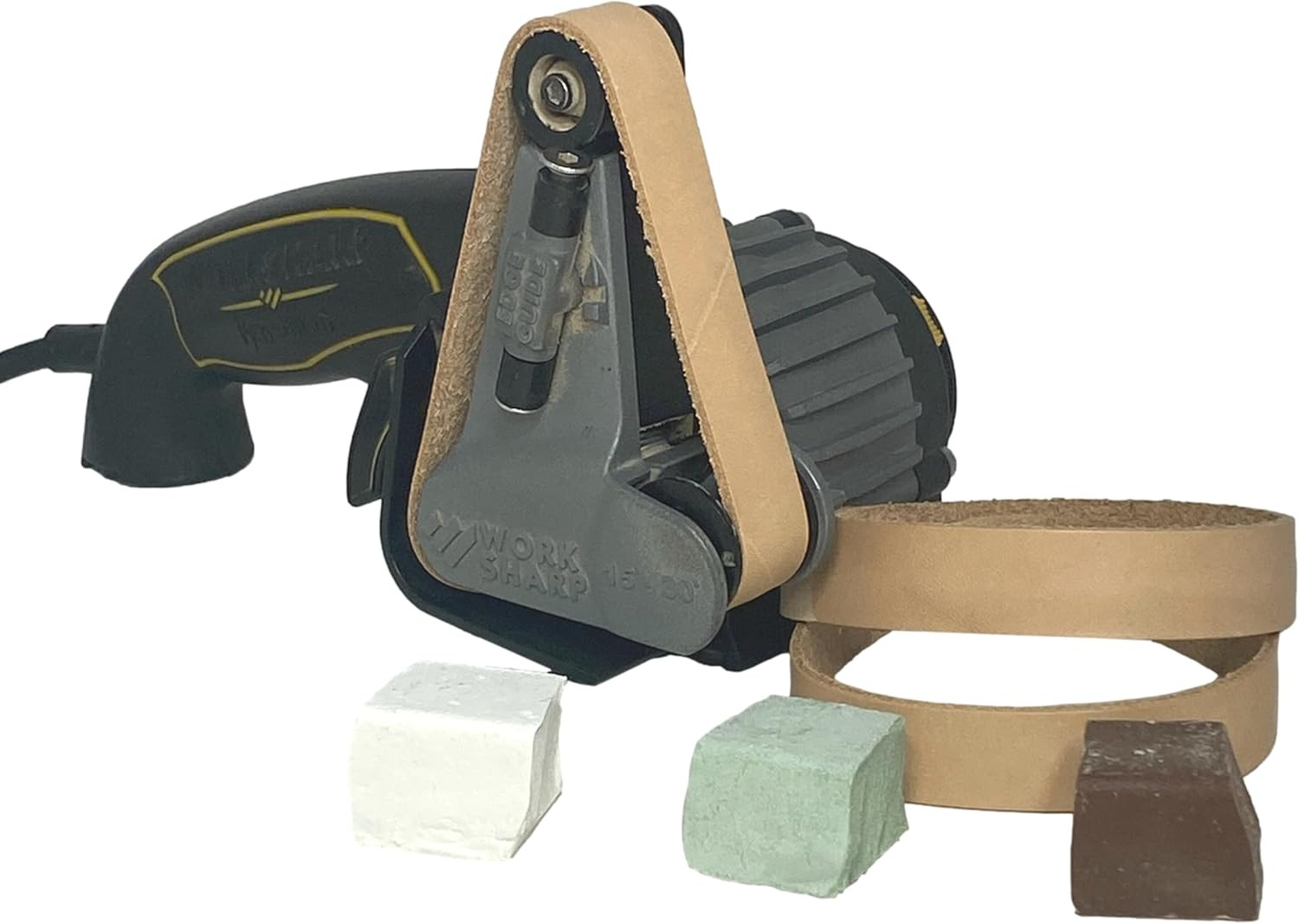 Leatherbeltman 3 Pack of 3/4″ X 12″ Leather Strop Belts Fits Ken Onion Work Shar