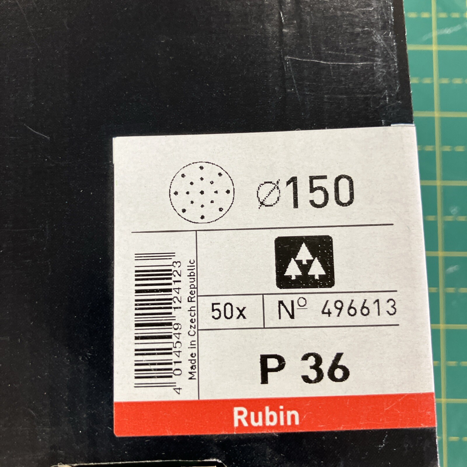 6″ (150 mm) Festool Abrasive P36 Rub D6 50x Replaces 486393