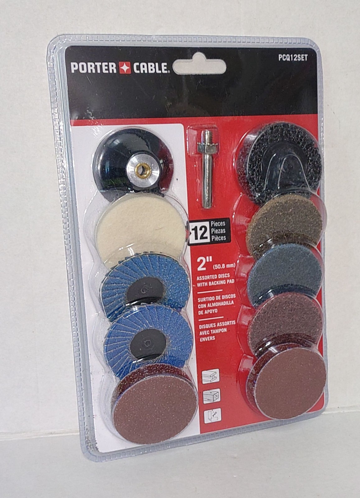 Porter Cable 12 Piece 2″ Twist Lock Set Die Grinder PCQ12SET New Sealed