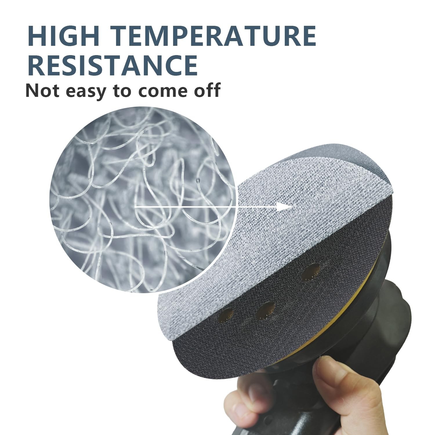 70 Pcs 5-Inch Mesh Sanding Discs, 60-400 Grit, Hook & Loop Mesh Pads for Rand…