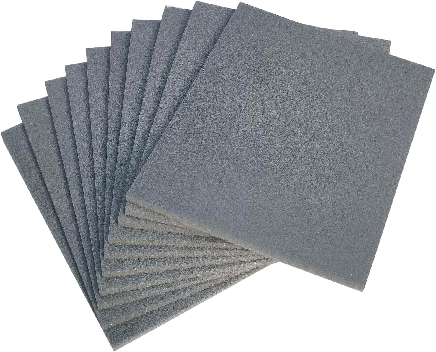 10 PCS 600 Grit 4.5 x 5.5 Inch Sanding Sponge Set, Wet or Dry Hand Sanding Spong