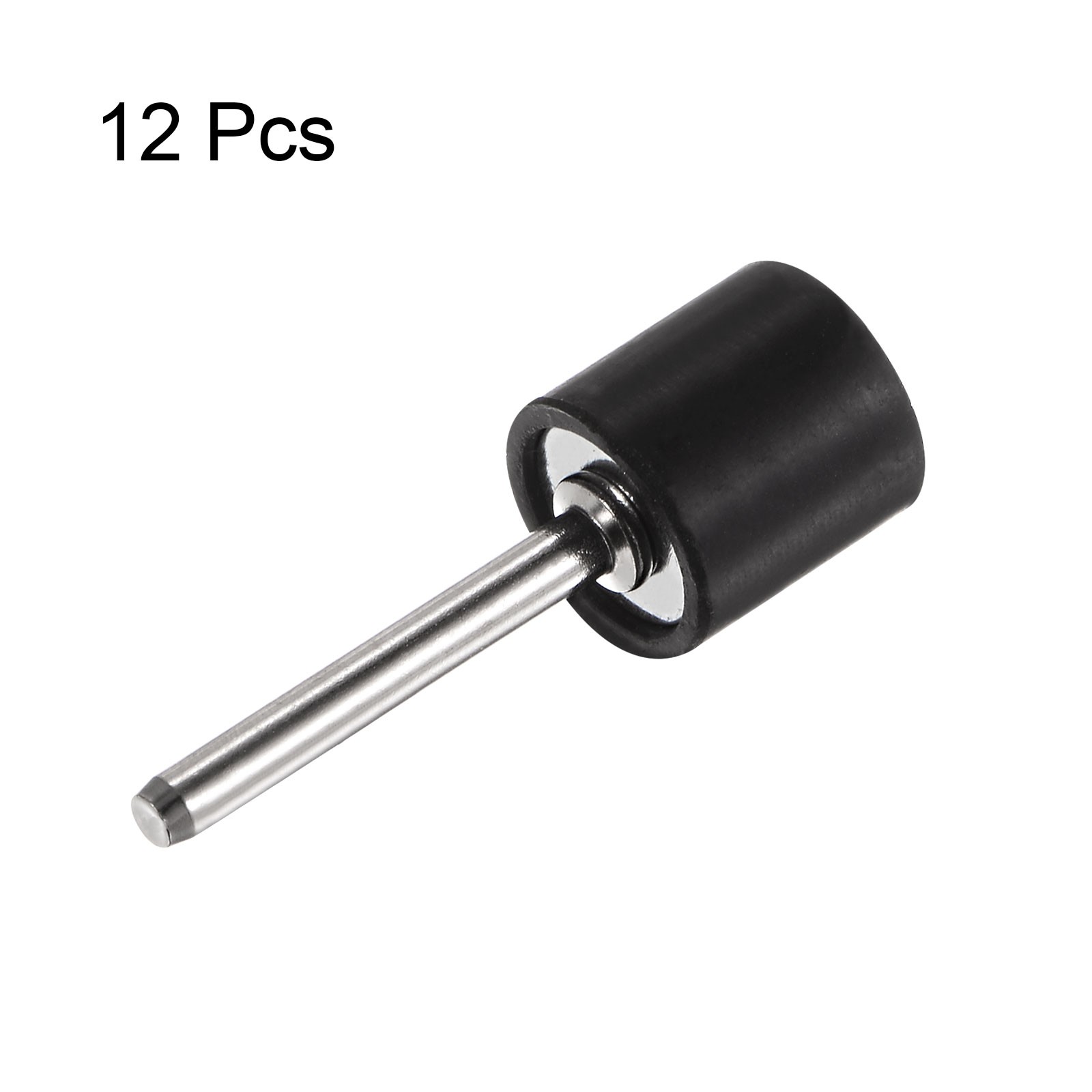 12pcs 1/2 Inch Sanding Drum Rubber Mandrels 1/8 inch Shank Sanding Sleeve Holder