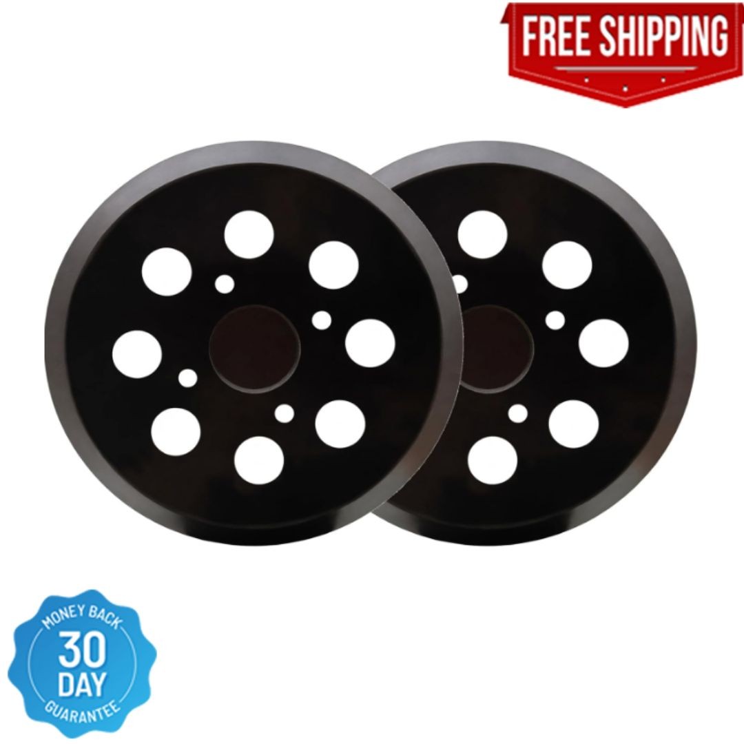 2 Pack 5 Inch 8 Hole Hook and Loop Sander Pad for Ridgid R2600, R2601 5″