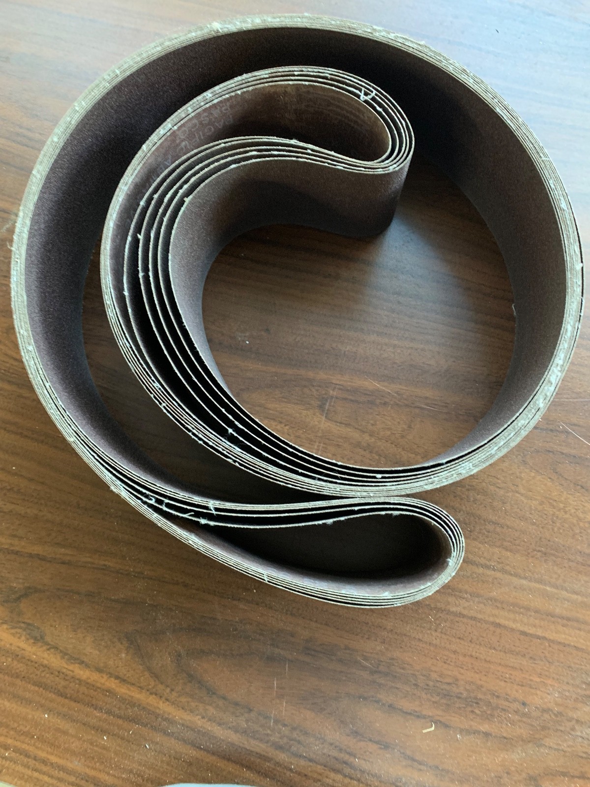 4 X 132 Inch 80 Grit Flexible Aluminum Oxide Multipurpose Sanding Belts, 5 Pack