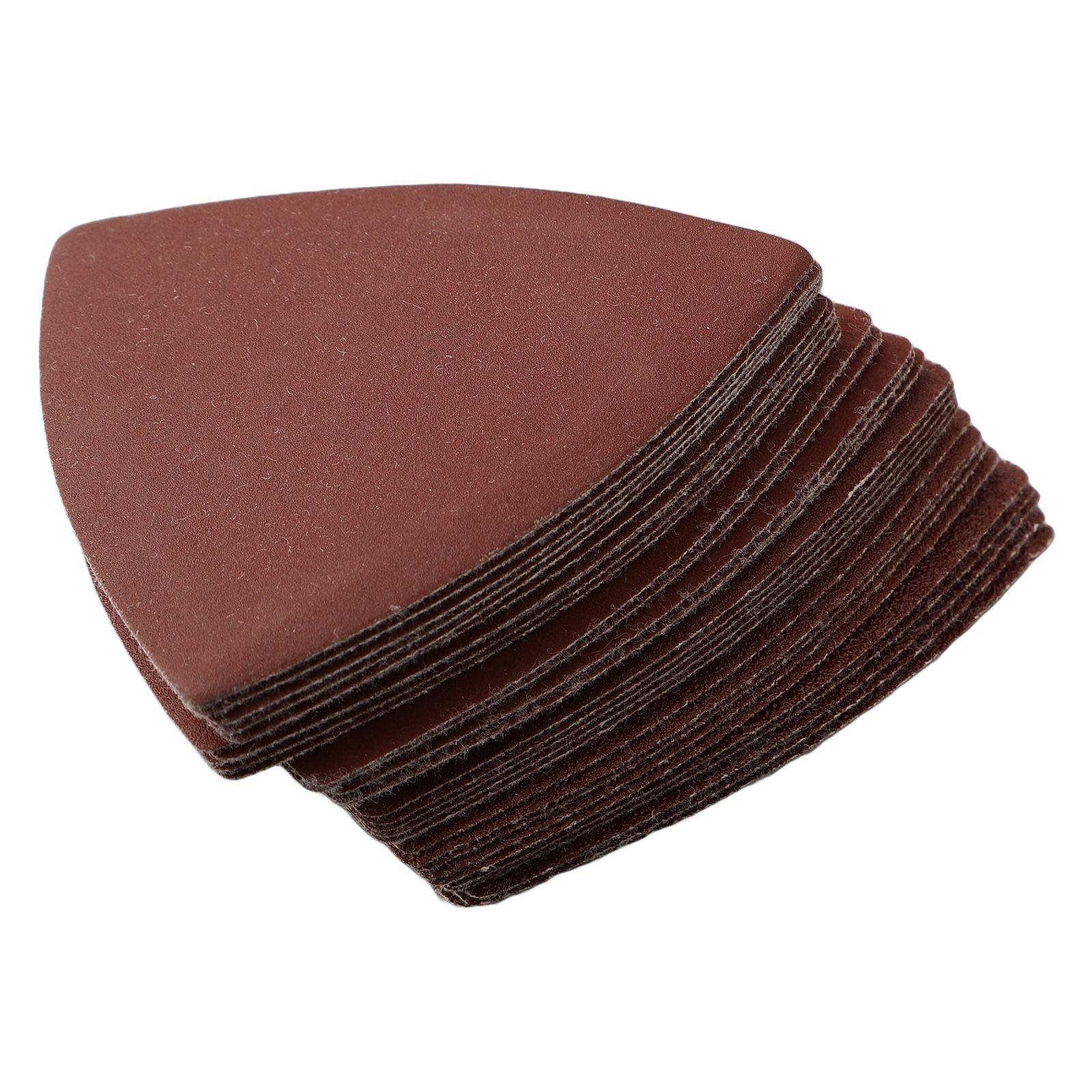 30pcs 80mm & Triangle Sandpaper Fit 3-1/8 Inch Oscillating Multi Tool