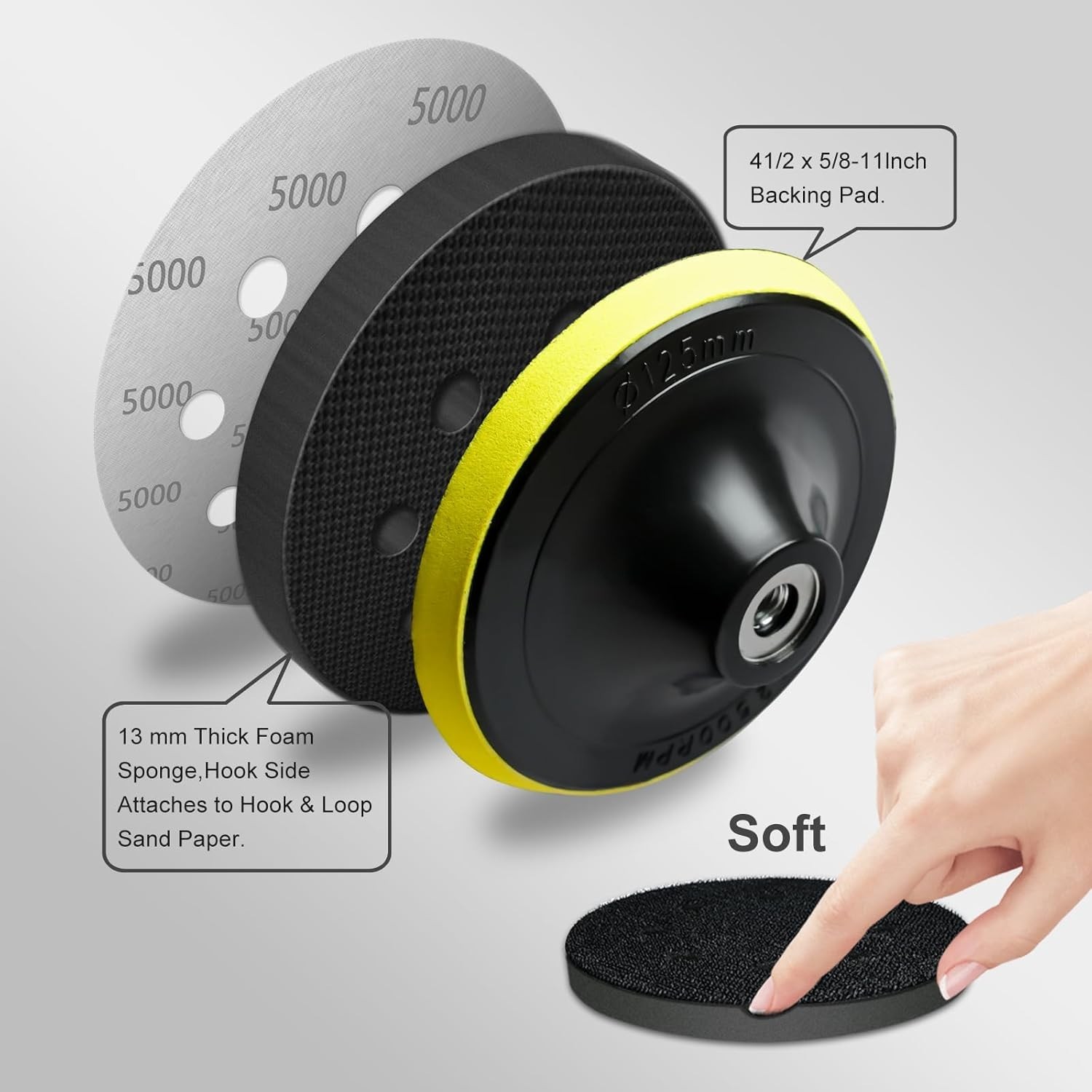 Versatile 47PCS Sandpaper Kit with Grits from 400 to 10000 for DIY Projects