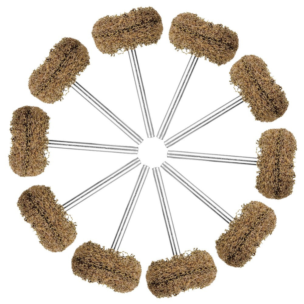 1 Brown 120 Grit Abrasive Buffing Polishing Wheels Burr for Proxxon Dremel 50 –