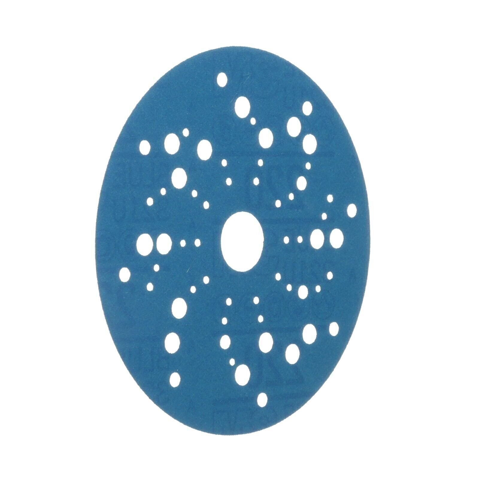 3M Hookit Blue Abrasive Discs 36162, Multi-Hole, 5 in, 220+ Grade, Pack of 50,