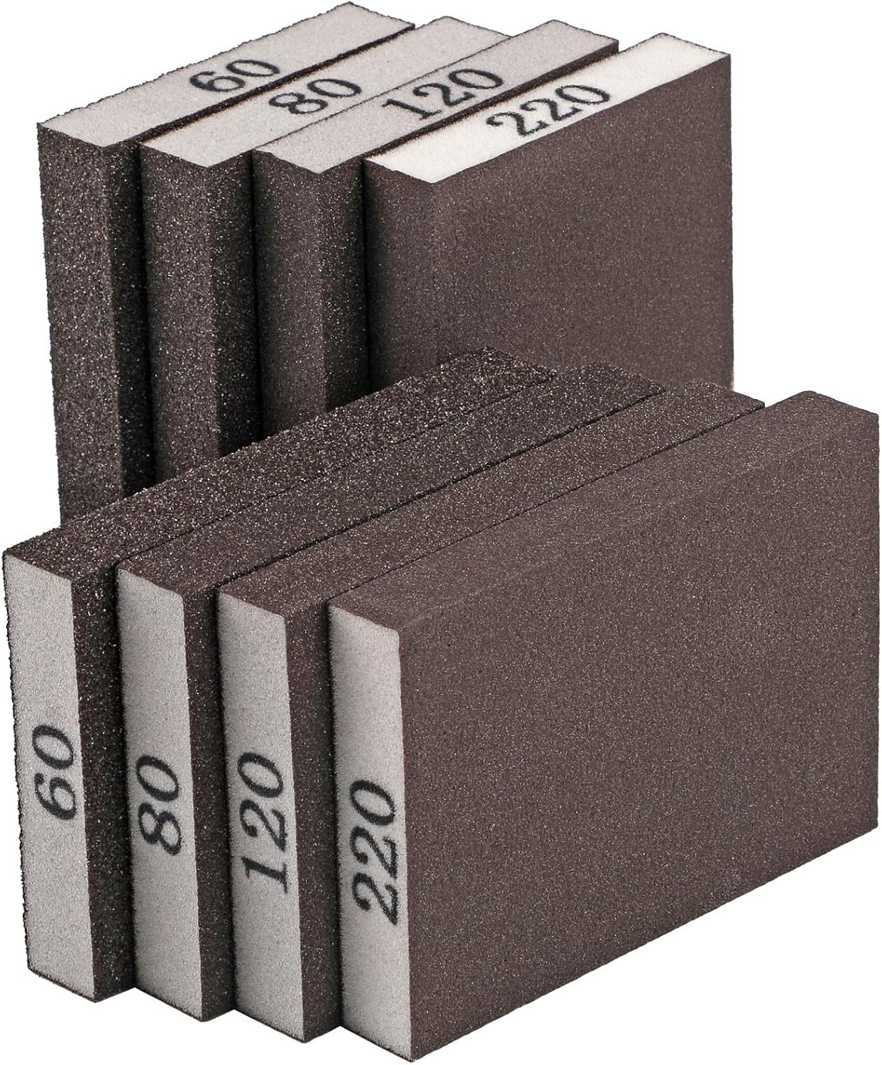 Ultimate Sanding Sponge Pack: Reusable Blocks 60-220 Grit for Perfect Finishes