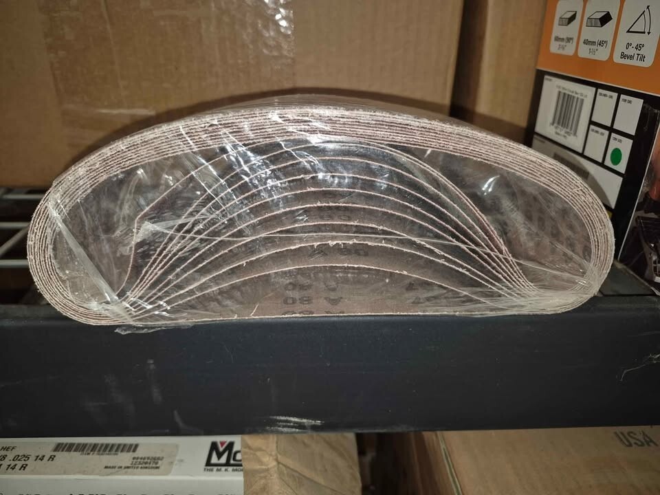 New Mercer 107080 3″x24″ Sanding Belts (10 Count)