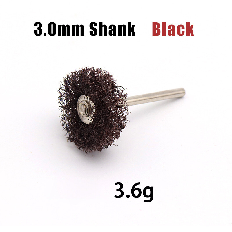 3.0mm Shank Fiber Scouring Pad Grinding Head Rotary Tool For Polishing Sanding