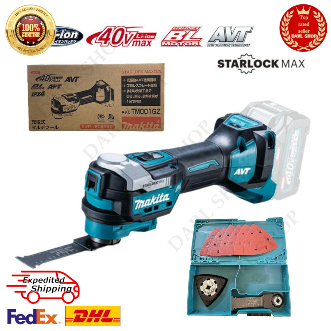 Makita TM001GZ Rechargeable Multi-Tool 40Vmax Only Body w/ Tool Box [No Battery]