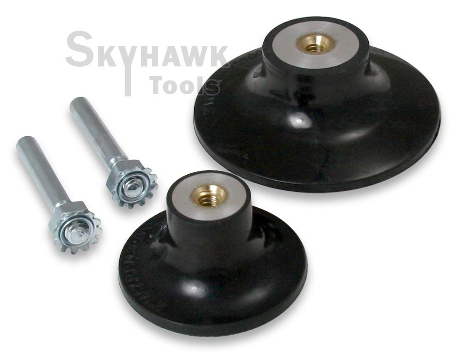 New 2″ and 3 ” Roloc Roll & Lock Rotary Sanding Disc Pad Holder 1/4″ Shank
